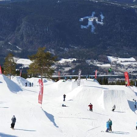 Leilighet Med Panoramautsikt Sjusjoen Innendors Parkering Dış mekan fotoğraf