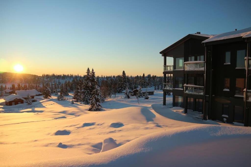 Leilighet Med Panoramautsikt Sjusjoen Innendors Parkering Dış mekan fotoğraf