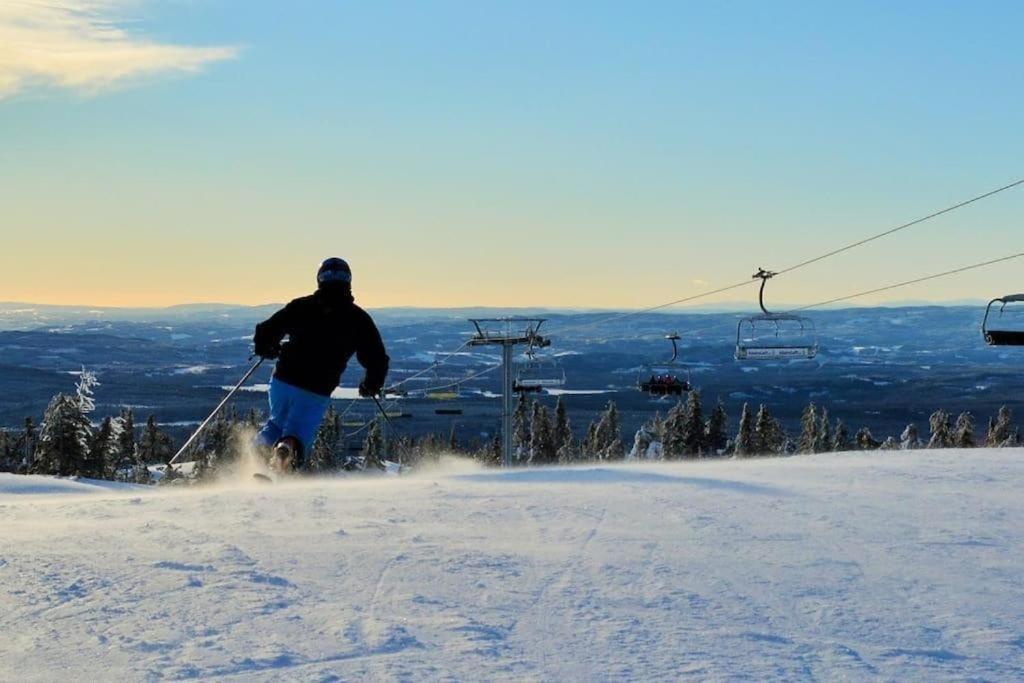 Leilighet Med Panoramautsikt Sjusjoen Innendors Parkering Dış mekan fotoğraf