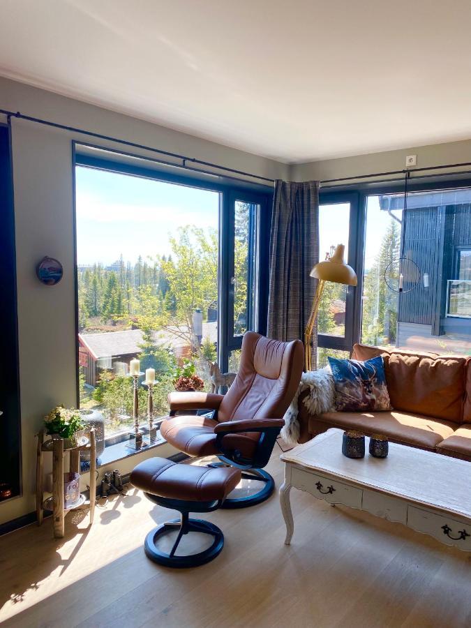 Leilighet Med Panoramautsikt Sjusjoen Innendors Parkering Dış mekan fotoğraf